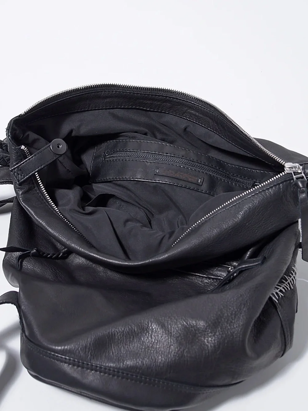 KmRii 2202-BG01 Hand Stitch Triangle Backpack